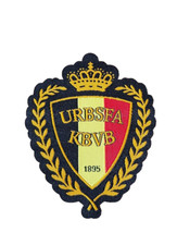 AWESOME EUROPEAN FOOTBALL ULTRA SLIM EMBROIDERED IRON-ON SOCCER/FOOTBALL PATCH.