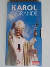 KAROL IL GRANDE papa Wojtyla Giovanni Paolo II VHS Famiglia Cristiana 2005 Rai