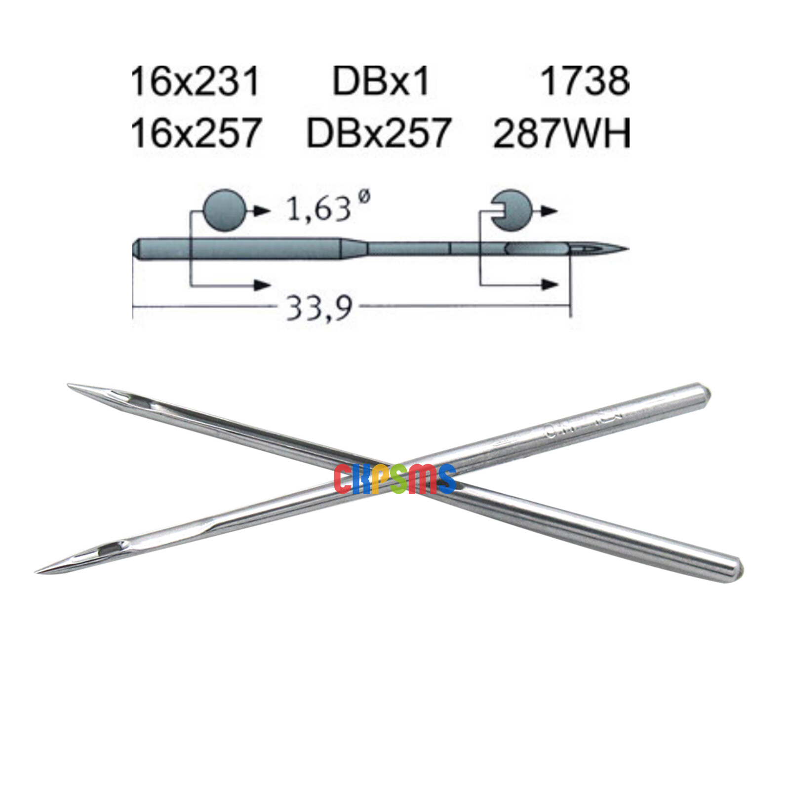 100 ORGAN Sewing Machine Needles FIT FOR JUKI DDL8700 DDL87007 Many