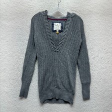 Y2K Vintage Sweater Medium Grey Hooded Bella Swan Boho Fairy Grunge Whimsigoth