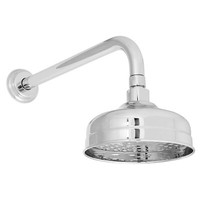 Welfenstein Nostalgie Regendusche Messing Zulaufarm Retro Kopfbrause 9E1-HN062