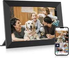 MaxAngel Digital Picture Frame 32GB Storage 10.1 Inch WiFi Electronic Photo Fram
