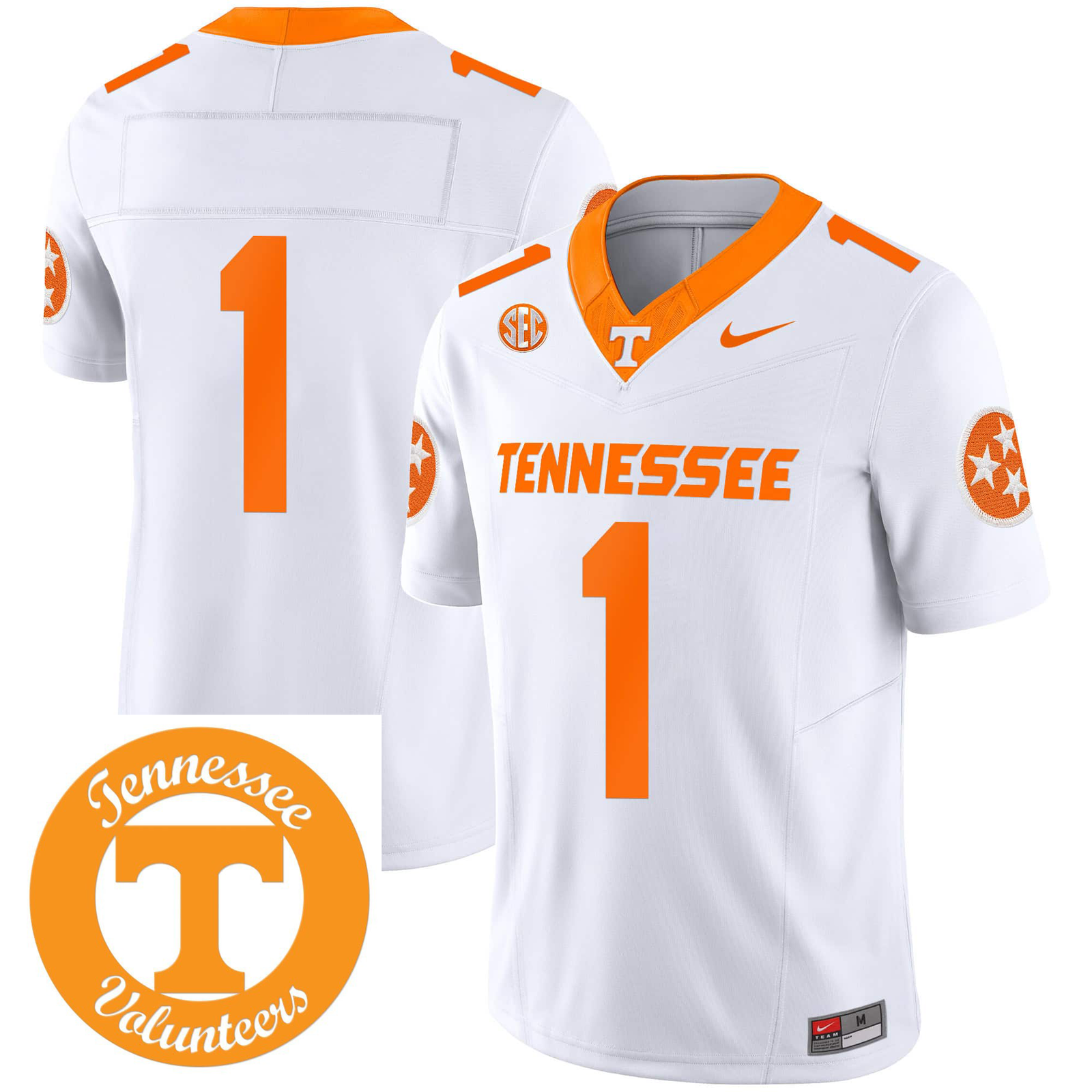 Tennessee Volunteers 2024 #1 Team Love Football Jersey with All Print Options