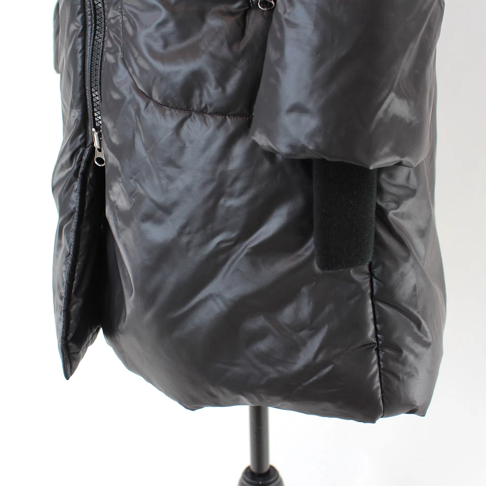 Mackage Adali Black Puffer Fox Fur Hooded Coat Small 2 in 1 Zip Puffer Jacket - Image 4 of 4