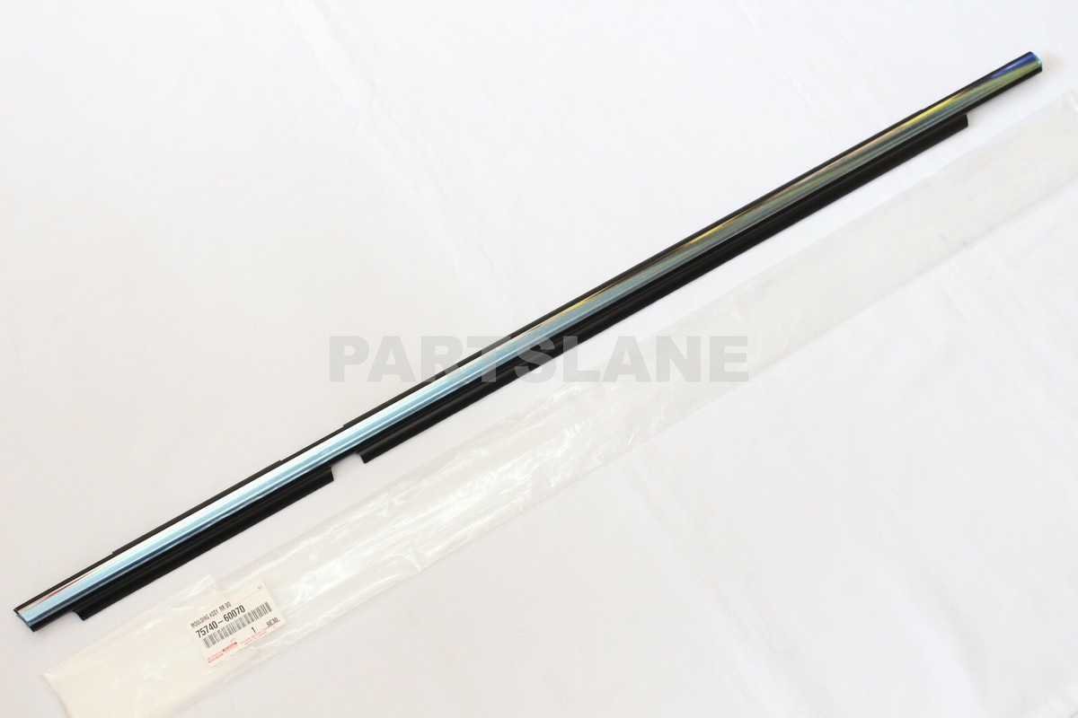 75740-60070 Toyota OEM Genuine MOULDING ASSY, REAR DOOR BELT, LH
