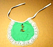 MUÑECA BEBÉ VINILO VERDE BABERO CLON 9-10" ropa muñeca MUÑECA PEQUEÑA
