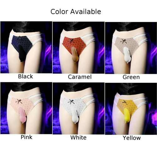 Mens Sissy Pouch Panties Sexy Lingerie Lace Sheer See-through Briefs Underwear - Picture 2 of 14