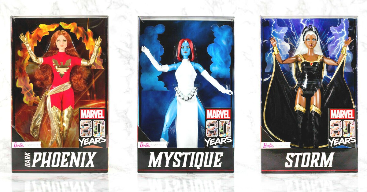Dark Phoenix, Mystique, Storm Dolls - Marvel Legends - X-Men Vs