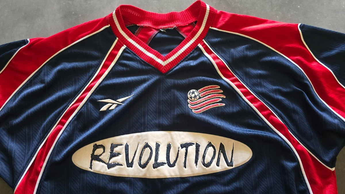 ニューイングランドレボリューション　98 ホームユニフォーム　リーボック 1997-98 New England Revolution Vintage Original Jersey RARE | eBay