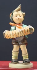 Goebel M.I. Hummel Figurine #185 "Accordion Boy" TMK2 Full Bee 5.5" Germany
