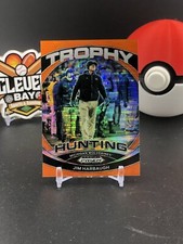 Jim Harbaugh 2024 Prizm Draft Picks Trophy Hunting TH-JHH Orange Pulsar /49 (JM)