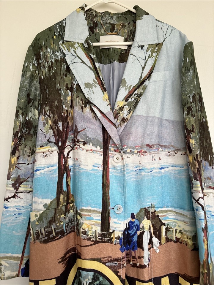 Zimmermann Postcard SingleBreasted Coat eBay