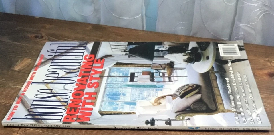 House Beautiful Magazine January 1999 Volume 141 Number 1 Renovating With Style - Image 3 of 3