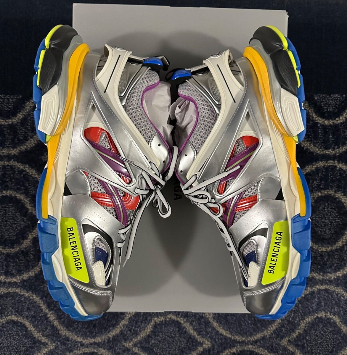 Balenciaga Track Multicolor Cage Mesh Casual Trainer