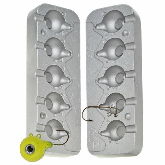 Fishing fireball jig lead Mold 25 30 35 40 45 grams Aluminium Molds