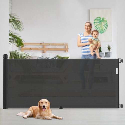 Neu Treppenschutzgitter PVC Ausziehbar 150cm 180cm 300cm Türschutzgitter Kinder - Bild 11 von 17