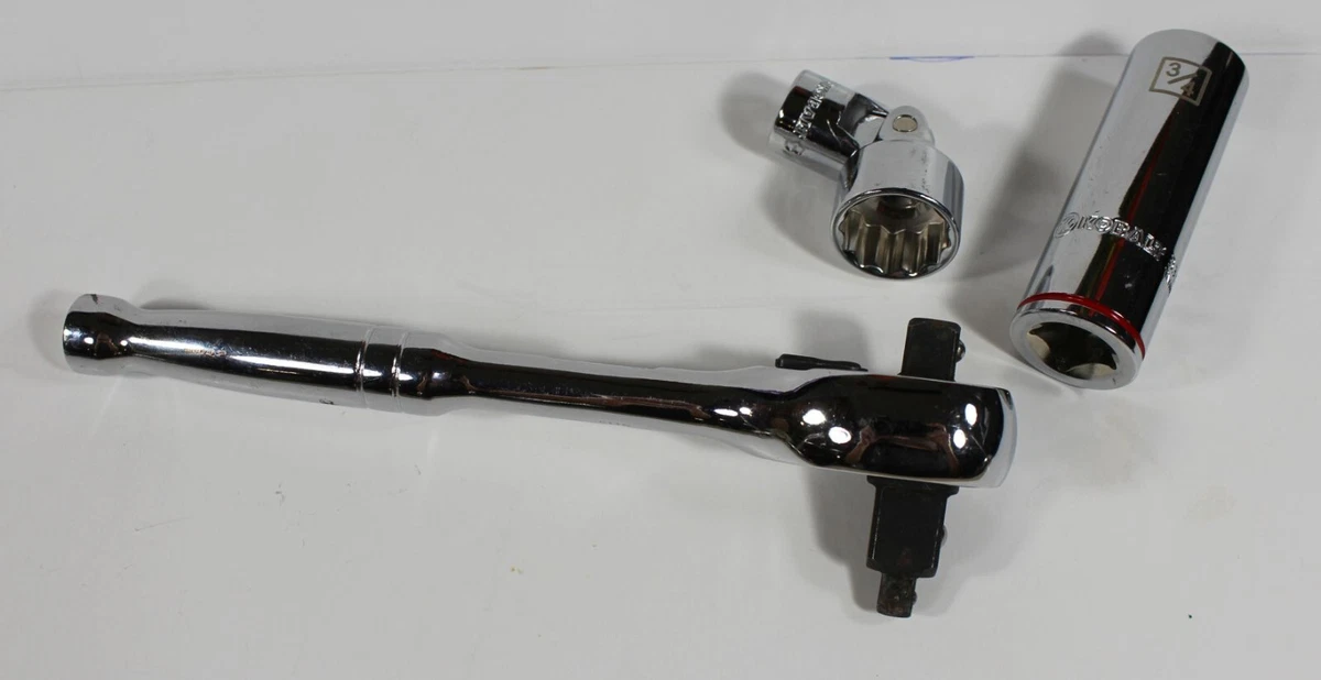 Kobalt 3 in 1 Ratchet Driver Polished Chrome 72 Tooth 1 4