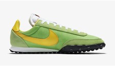 9 Nike Waffle Racer Cn8115-300 GREEN NEBULA/EUCALYPTUS FOG/BLACK/AMARILLO