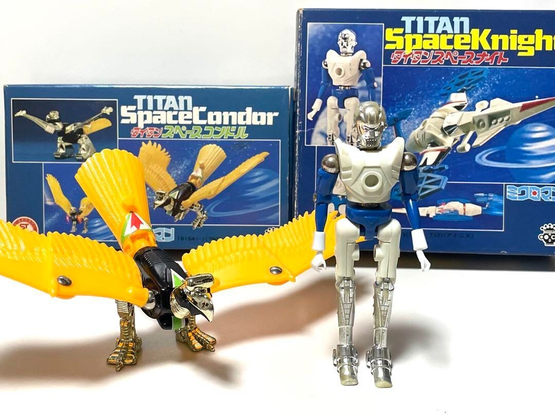 タイタン スペースナイト 当時物 ◎旧タカラ/マグネモ✨ミクロマン