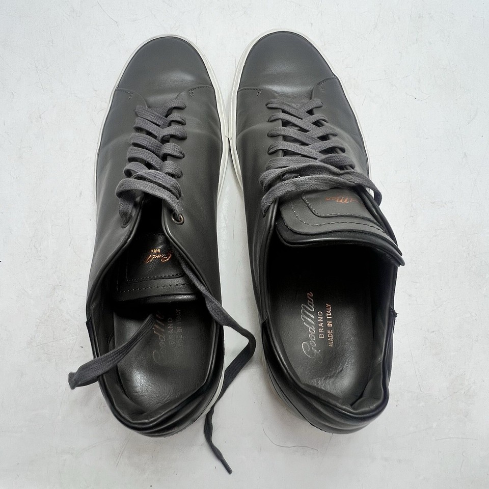 Good Man Brand Shoes MEN US 11 Sneakers Gray Leather Upper Made In