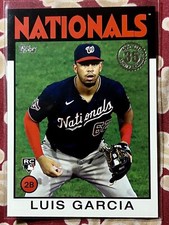 2021 Topps Series 2 ⚾ Luis Garcia 1986 Topps Design Rookie Card #86B-40 RC
