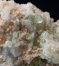 Elbaite in Cleavelandite Matrix, Mt. Mica, South Paris, Maine, Pocket #11-