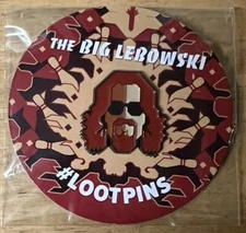 The Big Lebowski "The Dude" Jeff Bridges Enamel Pin/Brooch Loot Crate EXCLUSIVE