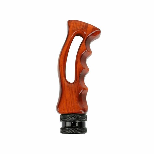 Universal Wood Slotted Pistol Grip Handle Manual Gear Stick Shift Knob Shifter - Bild 7 von 10