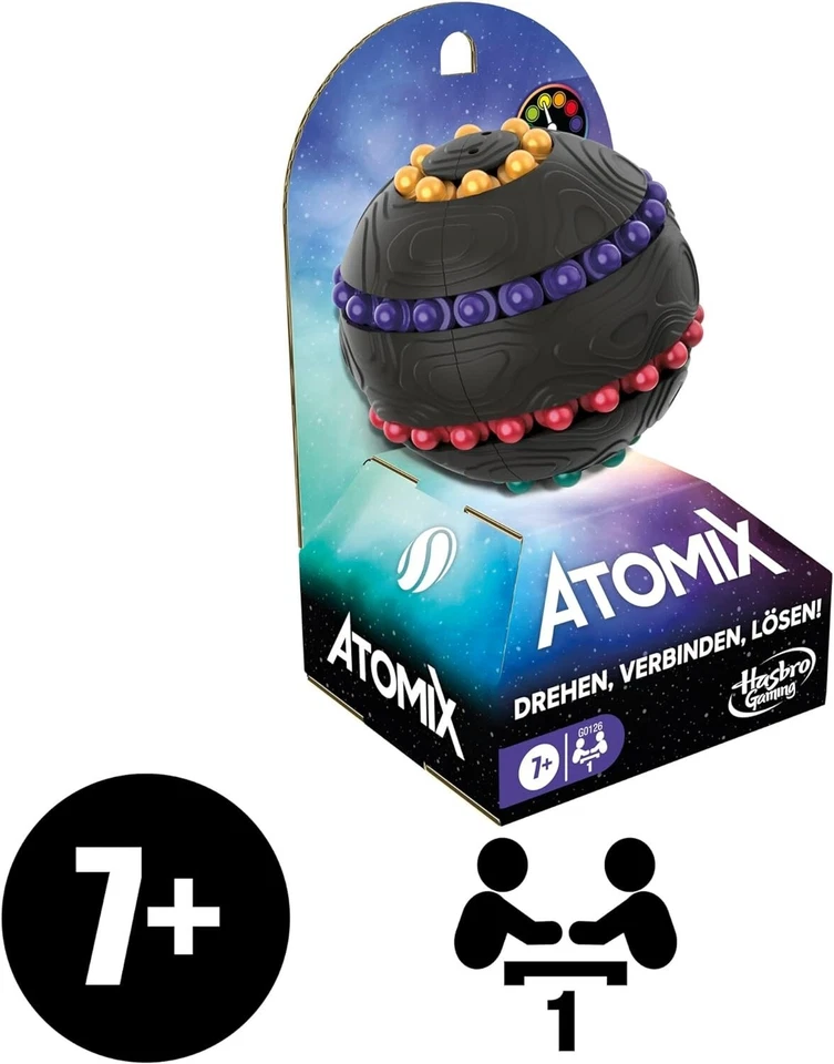 Hasbro Gaming Atomix Game for Kids & Adults Brainteaser Puzzle Sphere Ball - Image 4 of 4