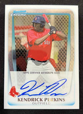 KENDRICK PERKINS 2011 Bowman Chrome Prospects Rookie Card RC AUTO #BCP189. rookie card picture