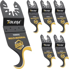 Oscillating Multi Tool Hook Knife Blade, 5 PCS Multitool Saw Blades for Cutting