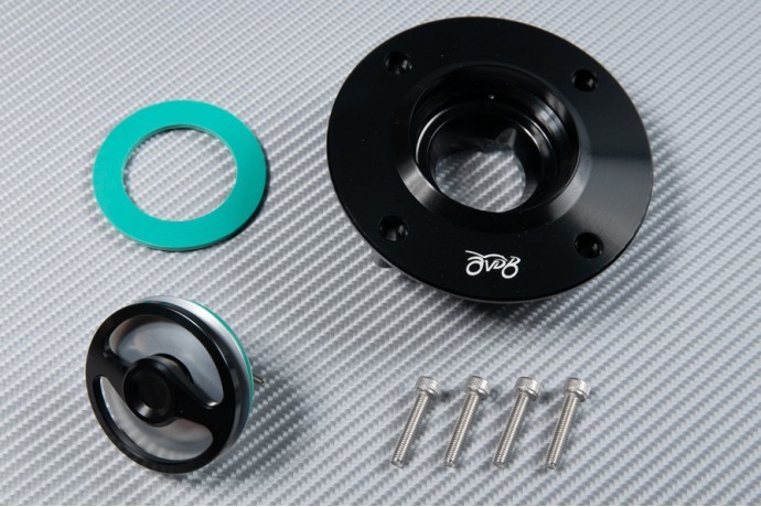 Bouchon essence alu CNC quart de tour haut de gamme pour Suzuki GSXR 1100 1989