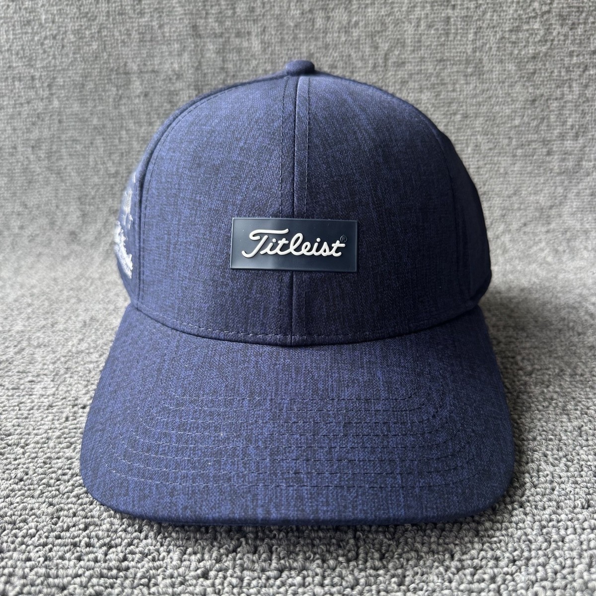 Titleist La Hacienda Golf Cap Strapback Navy Blue Curved Brim Hat