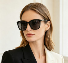 Gucci GG2057SK Horsebit Square UV Sunglasses 56-19-145
