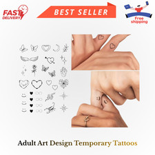Butterfly Temporary Tattoos Realistic Semi-Permanent 2 Sheets