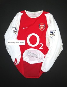Thierry Henry Arsenal Jersey Long Sleeve for sale | eBay