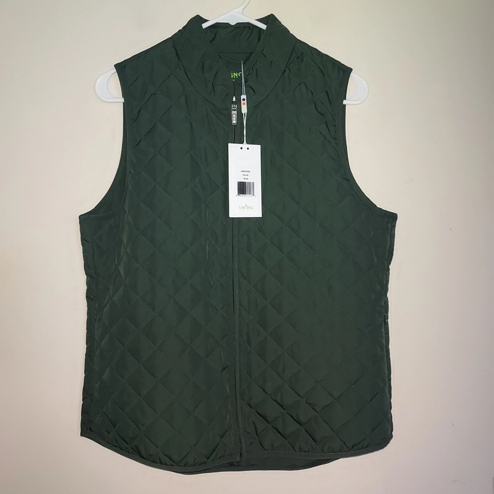 Swing Control Women's Vest Med Quilted Lightweight Full Zip Golf Lifestyle Green
Opens in a new wind
