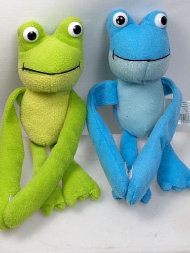 Long arm frogs stuffed animals curtain tiers hanging plush backpack decor 11" - Picture 4 of 8