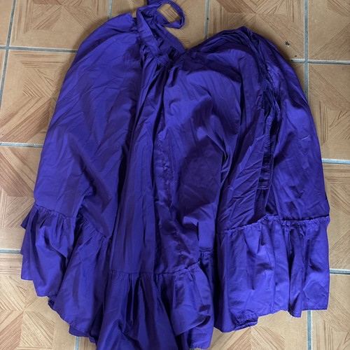 Purple  Folklorico Practice Skirt Adult with side ties