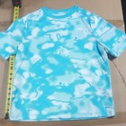 Nike Dri-FIT Boys XL Blue/White Tie-Dye 2pc Mesh Tee & Drawstring Shorts — photo 1