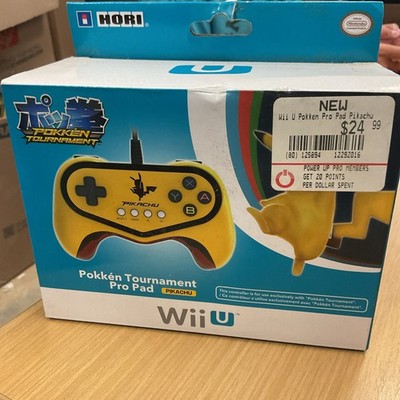 Pokken Tournament Pro Pad Wii U Pikachu Edition Pokémon Controller