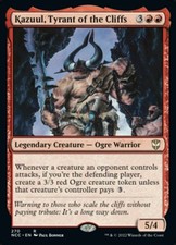 1x Kazuul, Tyrant of the Cliffs NM-Mint, English Commander: Streets of New Capen
