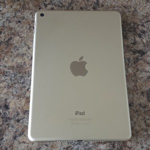 Apple iPad mini 7.9in Wi-Fi 2GB RAM 128MB Gold Tablet w/ Folio Case Open Box