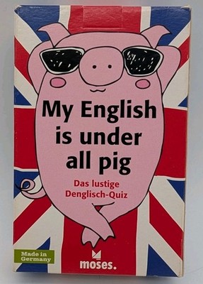 NEU My English is under all pig Kartenspiel Quiz Partyspiel Gesellschaftsspiel 