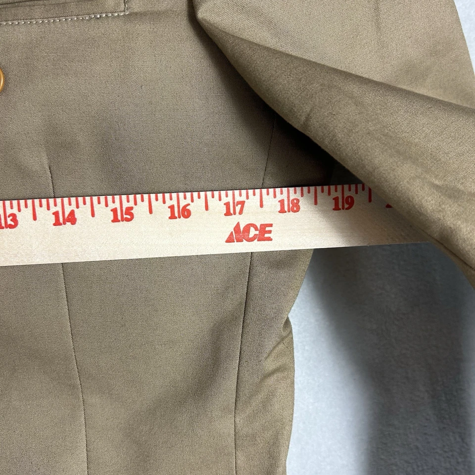 Ben Sherman Plectrum 男式西装外套小号灰褐色伦敦棉印度制造 — 第 2/4 张图片