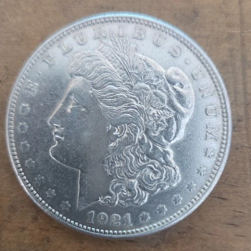 Morgan Silver Dollar 1921 $1 Coin 0.9 Fineness US Silver Uncertified Ungraded