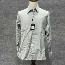 Polo Ralph Lauren Shirt Mens 16 40-41 Green Stripe Andrew Dress Button Up