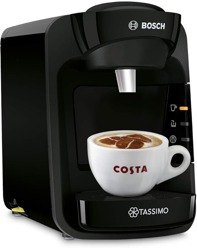 Pod Coffee Machine 1300W One Button Hot Drinks Maker Compact Kitchen ...