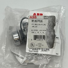 ABB MP1-MLFPTL86 24V FLASHING GREEN ILLUMINATED LED PUSH BUTTON - NEW