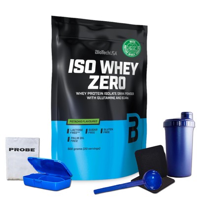 (53,80 EUR/kg) Biotech USA Iso Whey Zero Protein 500g Beutel + Bonus